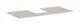 Hansgrohe-HG-Xevolos-E-Konsole-1180-550-mit-Ausschnitt-mittig-fuer-Aufsatzwaschtisch-geschliffen-500-480-und-600-480-Sandbeige-Matt-54210780 gallery number 1